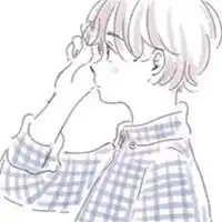 卡通图片可爱头像素描情