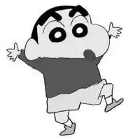求,蜡笔小新黑白图片,不要漫画,最好是线条简单