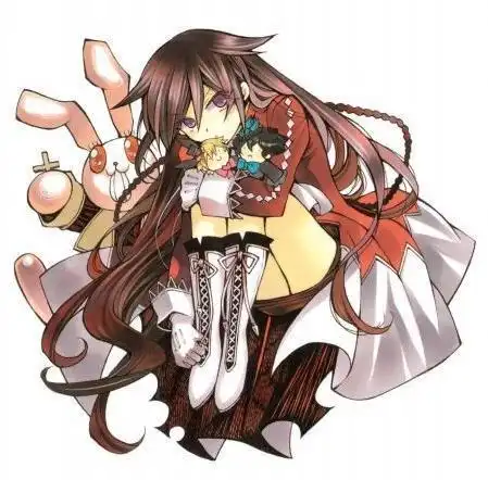 求染血黑兔爱丽丝的可爱图图