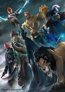 右下角那个狮子叫什么,是哪个迪士尼动画里的