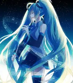 二次元少女初音未来插画手绘原创堆糖,美好生活研究所