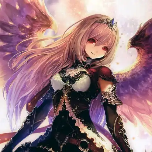 动漫头像粉色头发的二次元小姑娘,希望每一天都能开心快乐