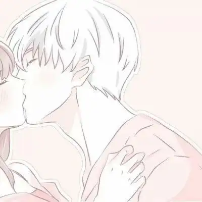 情侣头像一对两张动漫亲吻动漫情侣亲吻头像2张