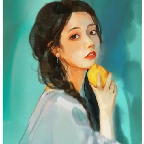 手绘风头像看到第一眼就沦陷的文案