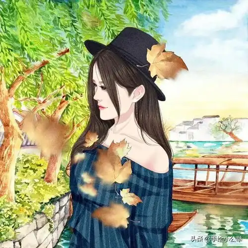 你的头像该换了,真人照片变成漫画头像,温馨优雅,青春永驻