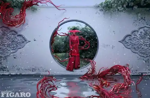 赵丽颖红衣女侠封面绝了戴斗笠拿长剑霸气全开,凤凰于飞太惊艳