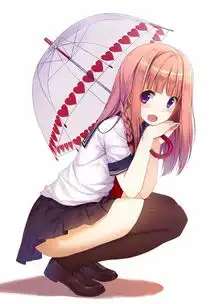 粉发控手绘板绘这些看着就感觉很幸福的女孩子