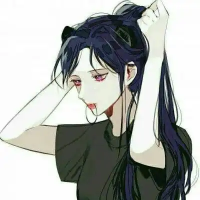 正装卡通头像女动漫女生