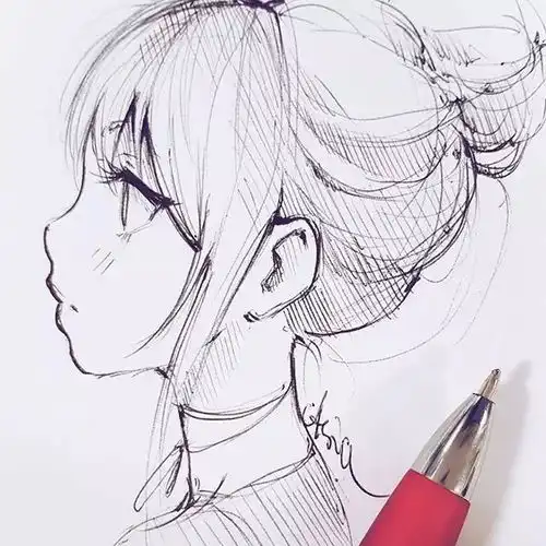 小清新的美少女漫画,拿去做头像吧