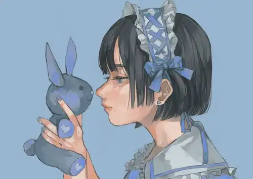 复古的动漫女生头像初音未来