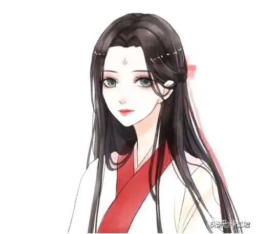 古风头像红色系一对不是人