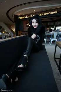 陈丽媛杂志写真红唇皮裤亮眼