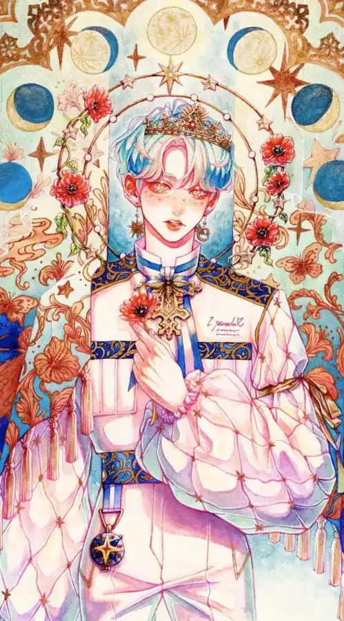 神仙画画贵族华丽王子画风动漫男生系列