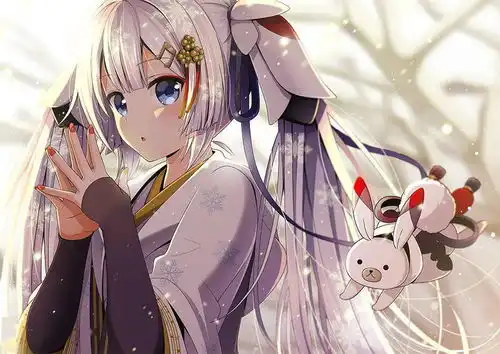 插画师散发着光芒的少女们日本画师的插画作品