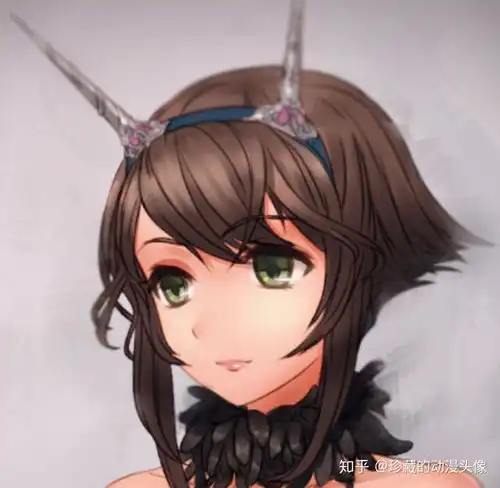 动漫大头贴可爱的二次元女生,大大的眼睛真是讨人喜呀