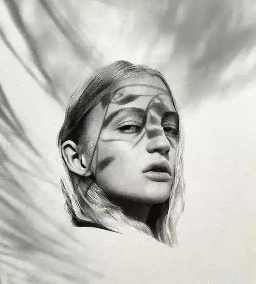 素描灰调子,恰到好处的温柔