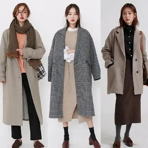 温柔的女生最养眼,试试韩系秋冬甜美气质穿搭,上班约会两不误