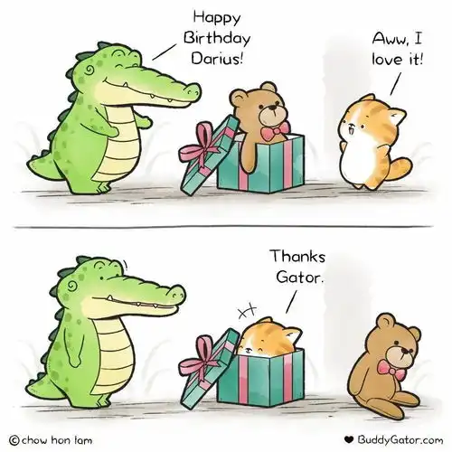 治愈系漫画又见小鳄鱼buddygator和伙伴们