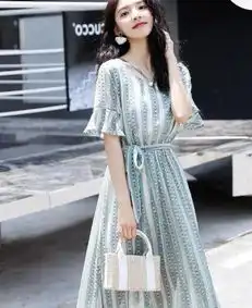 最近火了一波原谅色小裙子无关爱情,绿色是春日仙女系专属