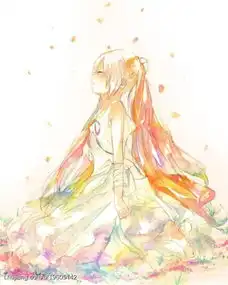 唯美可爱系的头像插画