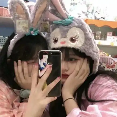 闺蜜头像猫系真人真人