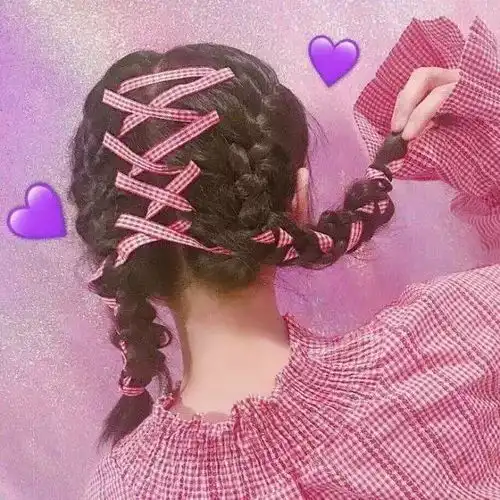 粉红系列头像男真人女生