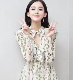 黄色系超仙头像古力娜扎