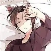 二次元头像猫耳男呆萌微信头像图片大全