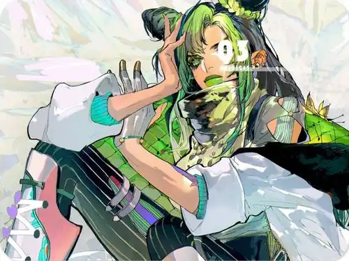 金色粉色蓝色还是头顶绿色你喜欢动漫妹纸的哪种发色