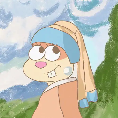 海绵宝宝乱入世界名画,一部喜剧动漫突如其来的优雅