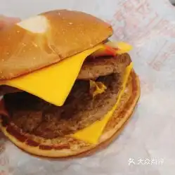 麦当劳花都建设北路第二店的双层吉士汉堡好不好吃用户评价口味怎么样广州美食双层吉士汉堡实拍图片大众点评