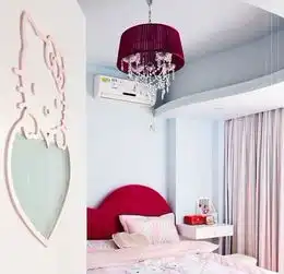 80后装修效果图萌系粉色温馨家装