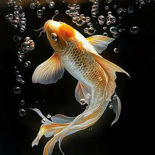 手机头像,好运锦鲤在,好运连连来