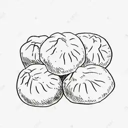 食物黑白线描线稿17素材图片免费下载千库网