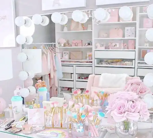 小清新ins简约风,仙女梳妆台妈妈以后装修就要这种规模