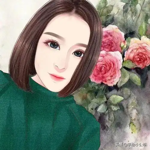 你的头像该换了,真人照片变成漫画头像,温馨优雅,青春永驻