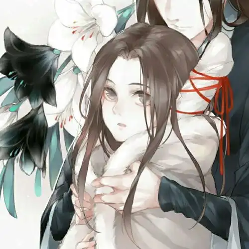 红色系列女生头像动漫古