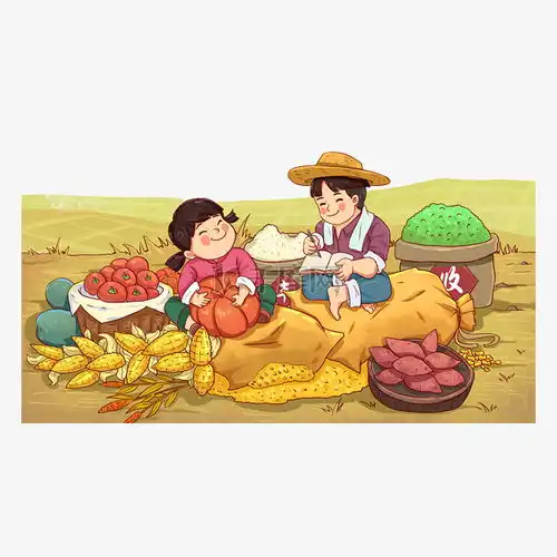 粮食农产品节约粮食节约丰收秋天秋收小麦素材图片免费下载千库网