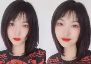 超火的5款韩系女生短发发型,让平板五官立刻变立体