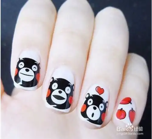 卡通美甲图片大全可爱