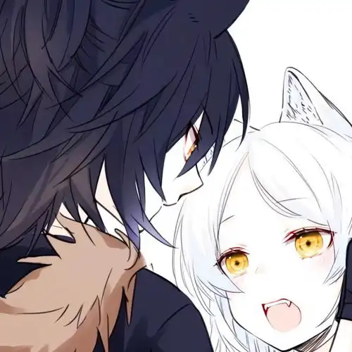 情头超甜黑白配动漫情侣头像系列