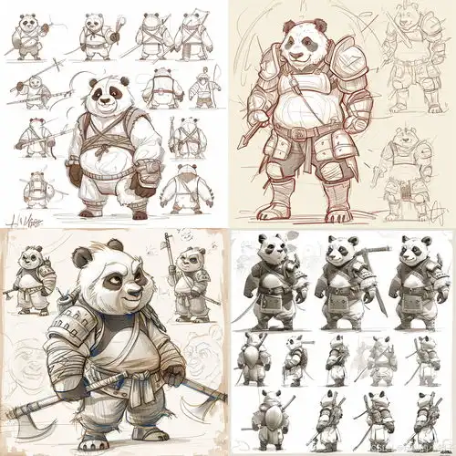 midjourney应用动漫形象的系列插图绘制详细操作与应用思路