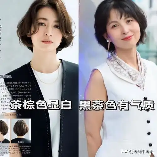 今年流行的酒窝发,很适合四五十岁的女人,洋气减龄还显脸小