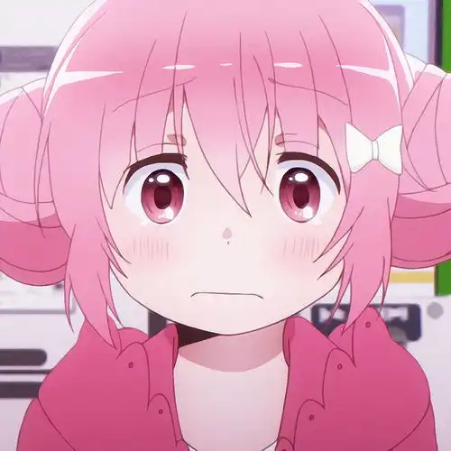 淡粉色系卡通情侣头像头