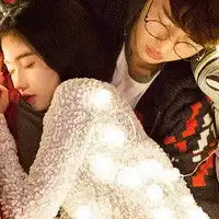 甜蜜幸福情侣头像武大女神黄灿灿和她男友