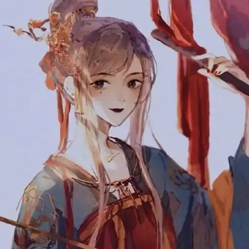 烟雨系古风头像动漫女生