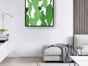 绿色仙人掌植物抽象北欧清新简约家居装饰画图片设计素材高清模板下载5.82mb植物花卉装饰画大全