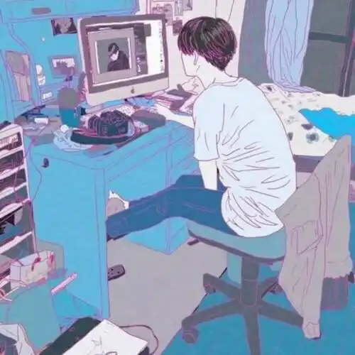 红色衣服动漫头像女生卡
