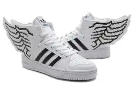 2013三叶草新款jsoriginals男鞋马赛克带翅膀的女鞋潮流情侣鞋