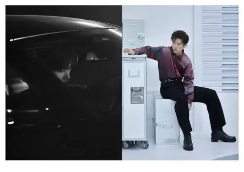 易烊千玺好会穿,红衬衫黑西装看着好酷,妈妈粉看了都变女友粉